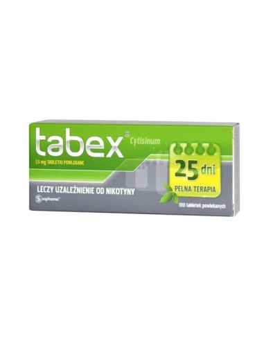 Tabex, 100 tabletek. Sopharma