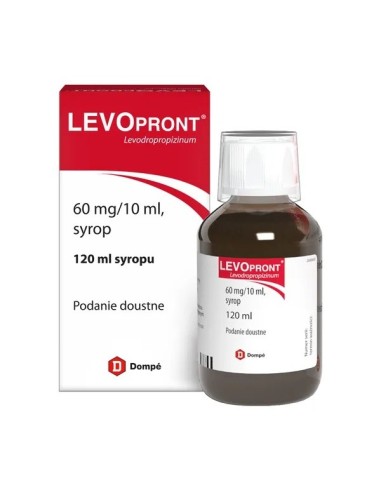 Levopront Syrop na kaszel suchy, 120 ml.