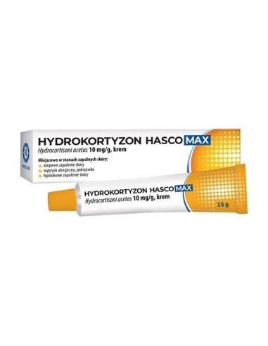 Hydrokortyzon Hasco Max Krem, 15 g. Hasco