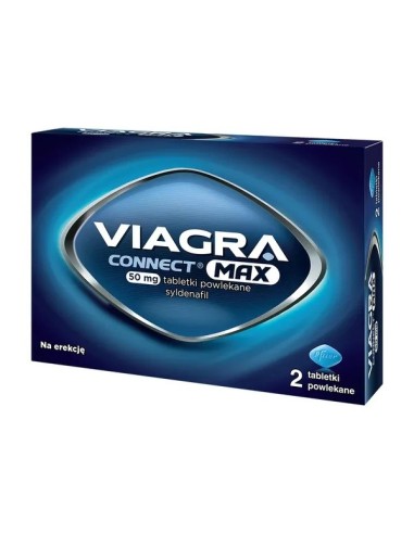 Viagra Connect Max, 50 mg. 2 tabletki.