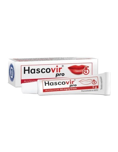 Hascovir pro, Krem, 5 g.