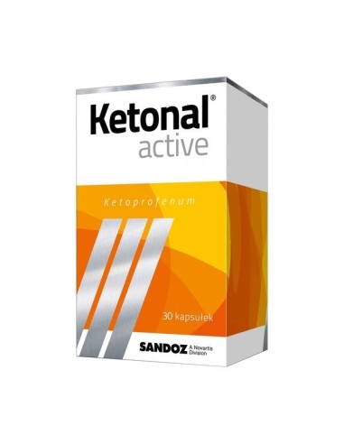 Ketonal Active, 30 kapsułek. Sandoz